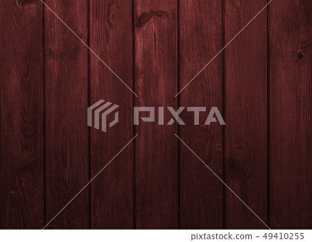 Old dark red wooden wall, detailed background 49410255