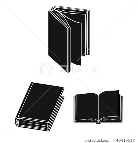 Isolated object of library and textbook sign. Set of library and school vector icon for stock. Isolated object of library and textbook sign. Set of library and school vector icon for stock. 49410537