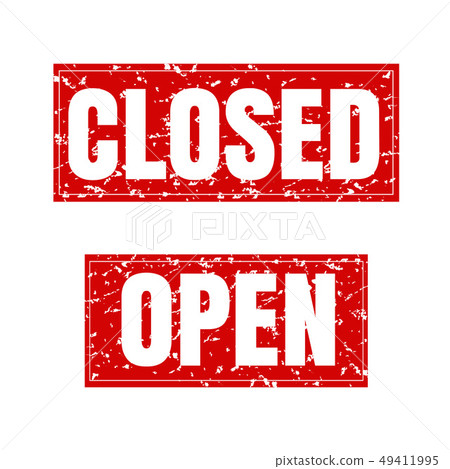 Open And Closed Sign 49411995