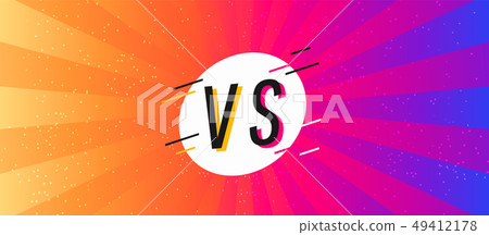 Concept flat modern background battle Concept flat modern background battle 49412178