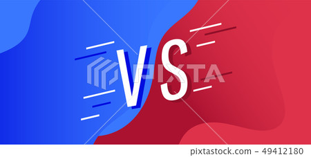 Concept flat modern background battle 49412180