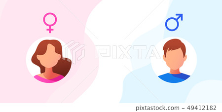 Gender equality concept. 49412182