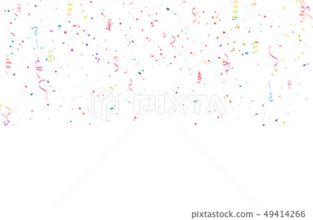 confetti Colorful ribbons frame. confetti Colorful ribbons frame. 49414266