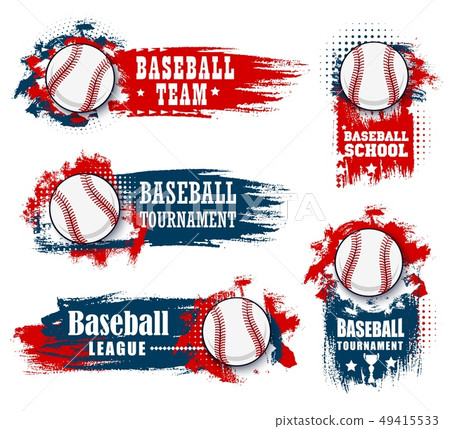 Basenall sport team halftone banners and flags Basenall sport team halftone banners and flags 49415533