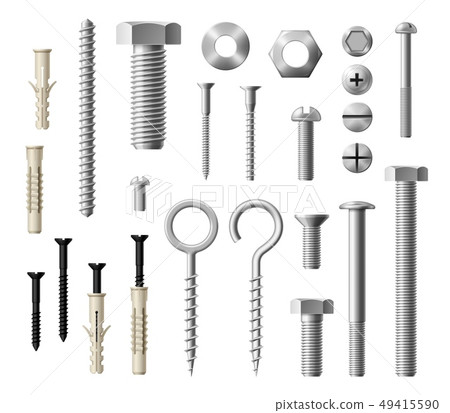 Construction metal fasteners screws and bolts Construction metal fasteners screws and bolts 49415590