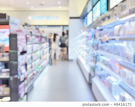 Pharmacy store or drugstore blur background  49416171