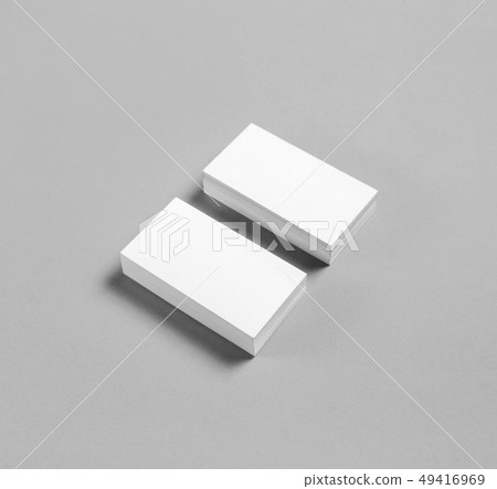 Blank business cards Blank business cards 49416969