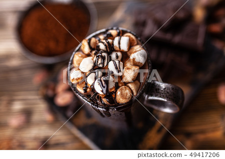 Cup of hot chocolate 49417206