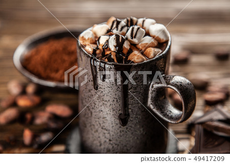 Cup of hot chocolate 49417209