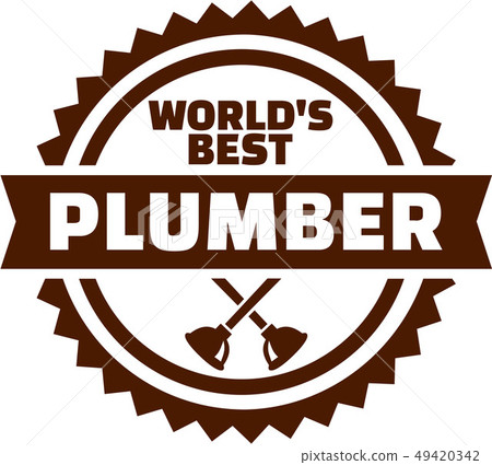 World's best Plumber emblem 49420342