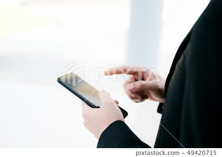 Mobile business office working outdoors concept. Mobile business office working outdoors concept. 49420715