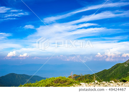 長崎山的山風景[長野縣] 49424467