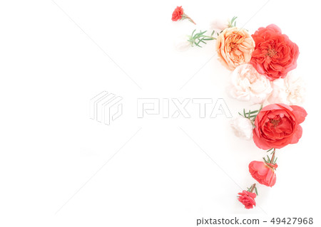Frame from flower in pastel colors Frame from flower in pastel colors 49427968
