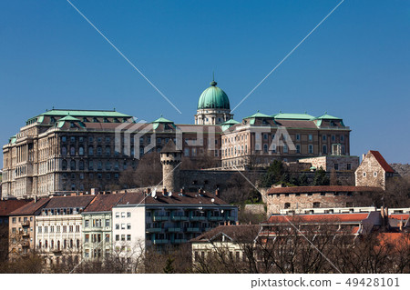Buda Castle seen from the Garden of Philosophy 49428101