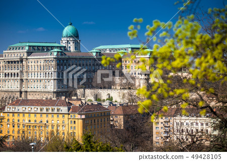 Buda Castle seen from the Garden of Philosophy 49428105