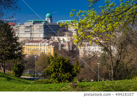Buda Castle seen from the Garden of Philosophy 49428107