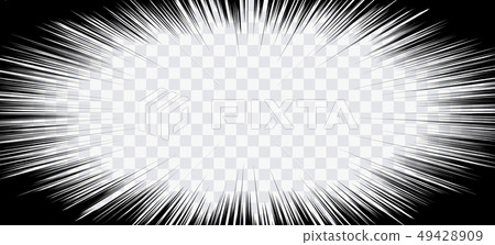 Comic book action lines. Speed lines Manga frame Comic book action lines. Speed lines Manga frame 49428909