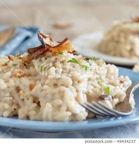 Risotto with porcini mushrooms 49434237