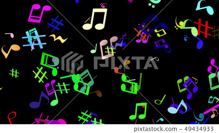 Sparkling particle effect note Sparkling particle effect note 49434933
