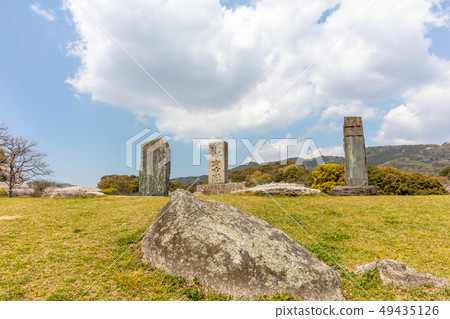 Dazaifu government office ruins (towers of Tofu) Place of connection to Dazaifu City, Fukuoka Pref. 49435126