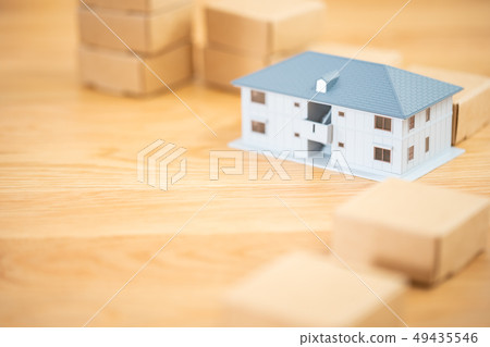 Moving Image House Mortgage Real Estate Image Miniature Model House Moving Image House Mortgage Real Estate Image Miniature Model House 49435546