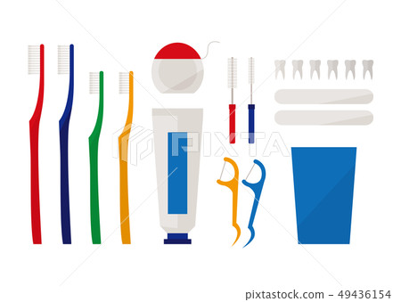 牙膏口腔護理生動的顏色 牙膏口腔護理生動的顏色 49436154