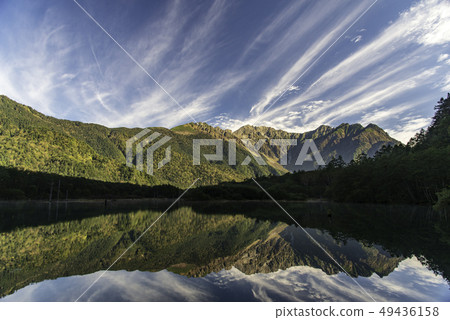 Reflection Of Taisho Pond Stock Photo