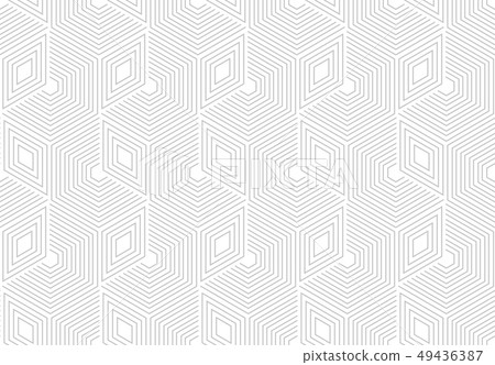 Abstract geometric pattern with stripes, lines. 49436387