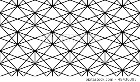 The geometric pattern with lines. Seamless 49436395