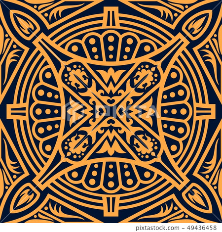 Arabic floral seamless pattern background 49436458