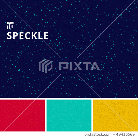 Set of speckle chaotic circles pattern grunge 49436569