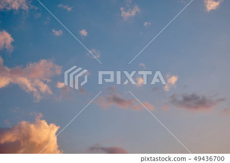 Vanilla sky with clouds in the tropics 49436700