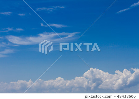 A white cloud in the blue sky A white cloud in the blue sky 49438600