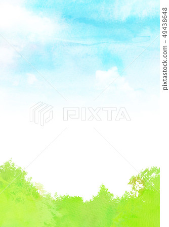Background material sky leaves texture 49438648