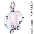 Robot for physical education kid minute 49438894