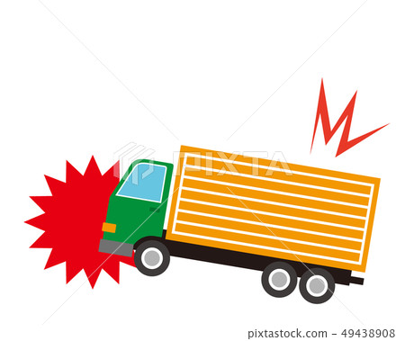 Car car driving truck accident car accident 49438908