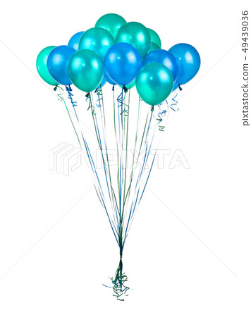 color balloons on a white color balloons on a white 49439036