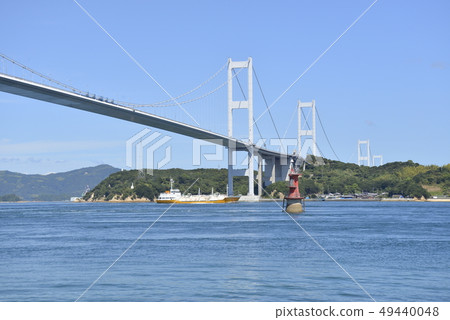 藍天Shimanami Kaido Kurushima海峽橋樑 藍天Shimanami Kaido Kurushima海峽橋樑 49440048
