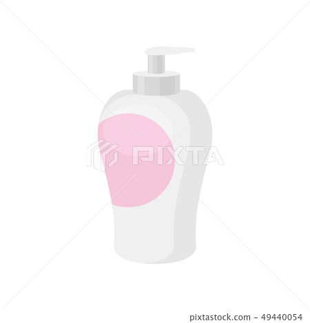 Soap for intimate hygiene on white background. Soap for intimate hygiene on white background. 49440054
