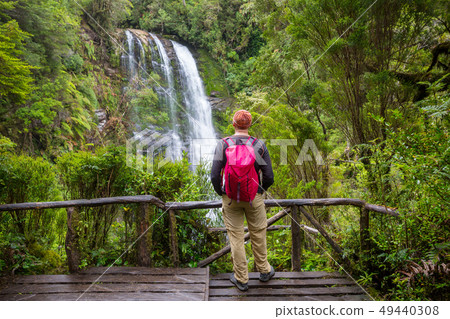 Waterfall in Chile Waterfall in Chile 49440308