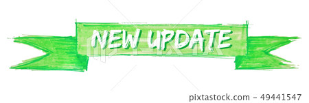 new update ribbon - Stock Illustration [49441547] - PIXTA