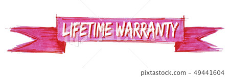 lifetime warranty ribbon lifetime warranty ribbon 49441604