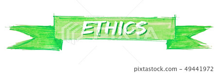 ethics ribbon 49441972