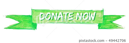 donate now ribbon 49442706