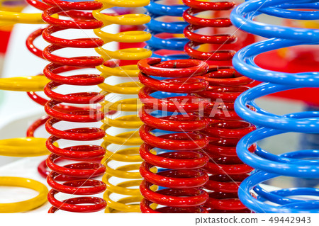 Multicolored metal of different sizes car springs Multicolored metal of different sizes car springs 49442943
