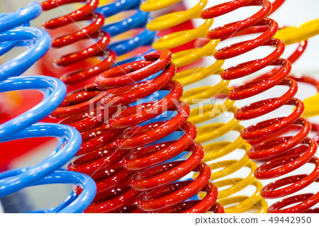Multicolored metal of different sizes car springs Multicolored metal of different sizes car springs 49442950