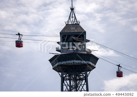 Cableway from Barceloneta in Montjuic - Barcelona 49443092