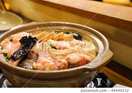 Ankou hot pot seven tools Japanese traditional food 49444232