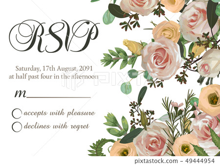 Dusty pink, creamy antique rose, pale flowers Dusty pink, creamy antique rose, pale flowers 49444954