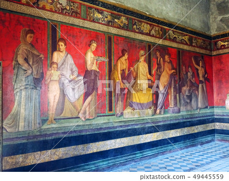 The mural of the ancient temple of Pompeii 1 The mural of the ancient temple of Pompeii 1 49445559